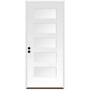 Trimlite Exterior Single Door, Right Hand/Inswing, 1.75 Thick, Fiberglass 3068RHISPSF5PSHK49161DB